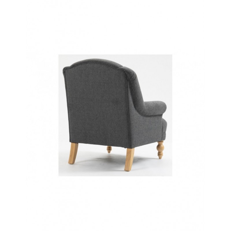 AM Charlotte Accent Chair Dark Grey